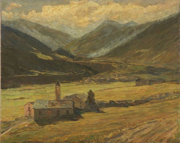 Carlo Cressini : Paesaggio montano  - Asta Importanti Arredi, Sculture e Dipinti Antichi - Associazione Nazionale - Case d'Asta italiane