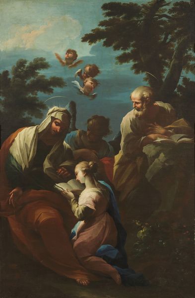 Giovanni Camillo Sagrestani : Storie della Vergine: l'educazione della Vergine  - Asta Importanti Arredi, Sculture e Dipinti Antichi - Associazione Nazionale - Case d'Asta italiane