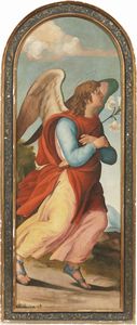 Ignoto pittore marchigiano del XVI secolo - Angelo annunciante e Madonna annunciata (Annunciazione dello Studiolo)
