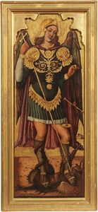 Scuola italo-ispanica fine XV - inizio XVI secolo - San Michele Arcangelo
