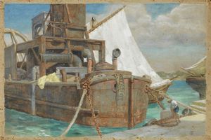 Ignoto del XX secolo - Sul molo