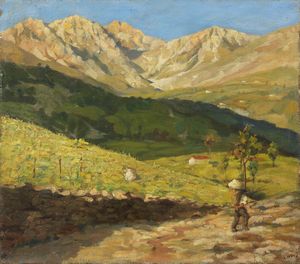 Italo Mus - Paesaggio montano