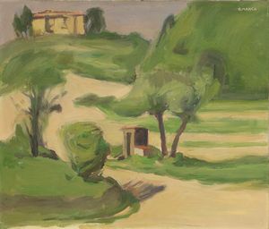 Giovanni March - Casolare in collina