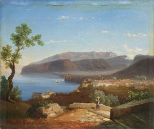 Ignoto seconda metà del XIX secolo - Veduta di Sorrento