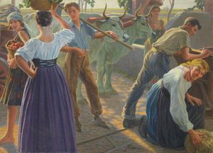 Giovanni Battista Crema - Vita nella campagna