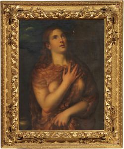 Scuola veneta del XVIII secolo - Maddalena penitente (copia da Tiziano)
