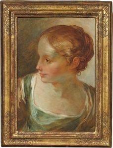 Scuola francese del XVIII secolo - Figura femminile