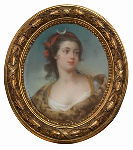 Élisabeth-Louise Vigée Le Brun (attr. a) - Ritratto di  fanciulla come Diana, Ritratto di fanciulla come dama e Ritratto di fanciulla come Vesta