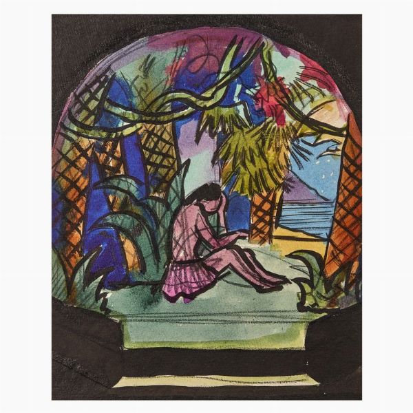 Thayaht : ERNESTO MICHAHELLES THAYAHT  - Asta DALL'ANTICO AL MODERNO: OPERE DA UNA STORICA COLLEZIONE MILANESE - Associazione Nazionale - Case d'Asta italiane