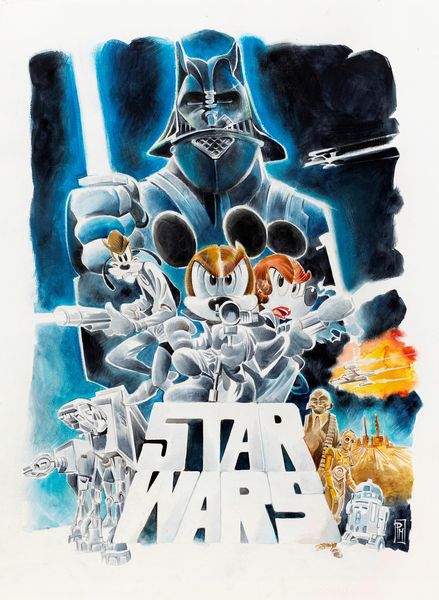 Paolo Mottura : Star Wars  - Asta Fumetti: i Maestri dell'Erotismo - Associazione Nazionale - Case d'Asta italiane