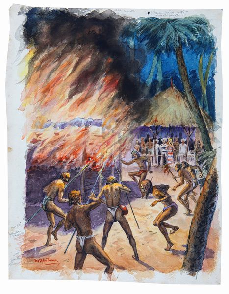 Mario D'Antona : La perla sanguinosa  - Asta Fumetti: i Maestri dell'Erotismo - Associazione Nazionale - Case d'Asta italiane