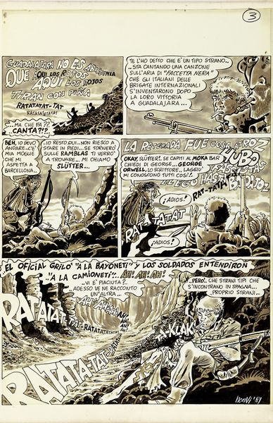 Bonvi (Franco Bonvicini) : Dedicated to Corto Maltese  - Asta Fumetti: i Maestri dell'Erotismo - Associazione Nazionale - Case d'Asta italiane