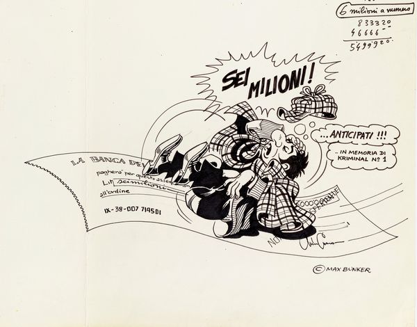 Magnus (Roberto Raviola) : Sei Milionianticipati!!!  - Asta Fumetti: i Maestri dell'Erotismo - Associazione Nazionale - Case d'Asta italiane