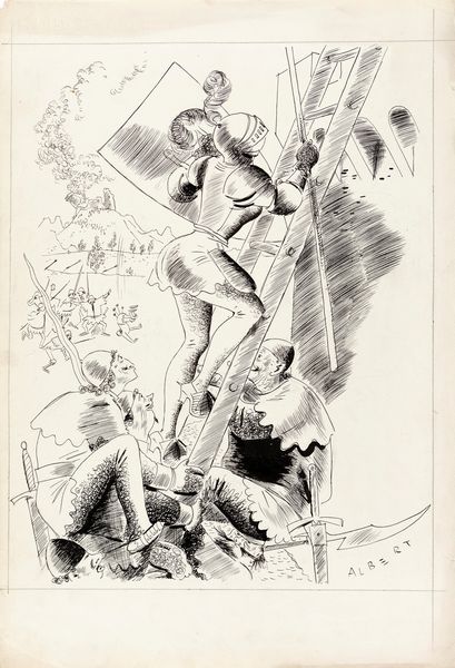 Rino Albertarelli : Assedio galante  - Asta Fumetti: i Maestri dell'Erotismo - Associazione Nazionale - Case d'Asta italiane