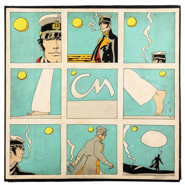Hugo Pratt : Corto Maltese - Il Tempo di una Sigaretta  - Asta Fumetti: i Maestri dell'Erotismo - Associazione Nazionale - Case d'Asta italiane