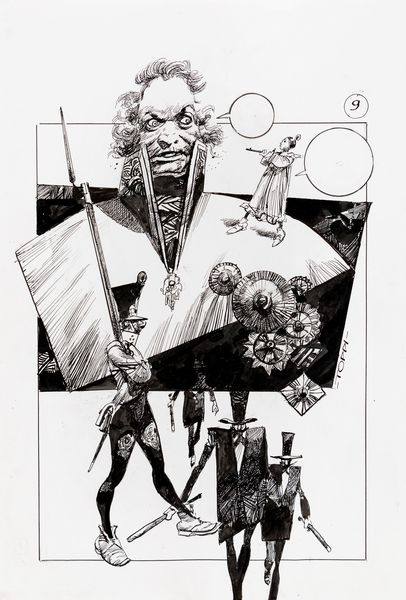 Sergio Toppi : Porta Tosa 1848  - Asta Fumetti: i Maestri dell'Erotismo - Associazione Nazionale - Case d'Asta italiane