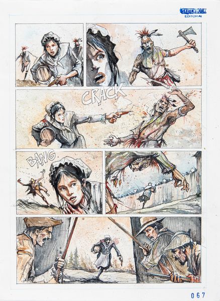 Carlos Barocelli : Betty Zane  - Asta Fumetti: i Maestri dell'Erotismo - Associazione Nazionale - Case d'Asta italiane