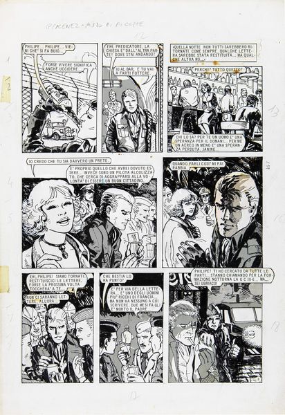 Juan Giménez : Asso di Picche  - Asta Fumetti: i Maestri dell'Erotismo - Associazione Nazionale - Case d'Asta italiane