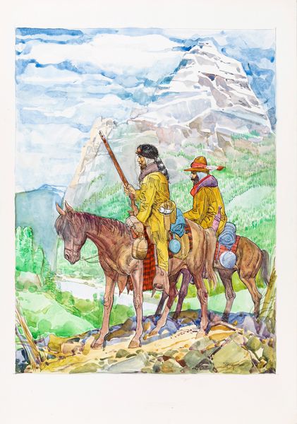 Sergio Tarquinio : Storia del West - La grande vallata  - Asta Fumetti: i Maestri dell'Erotismo - Associazione Nazionale - Case d'Asta italiane