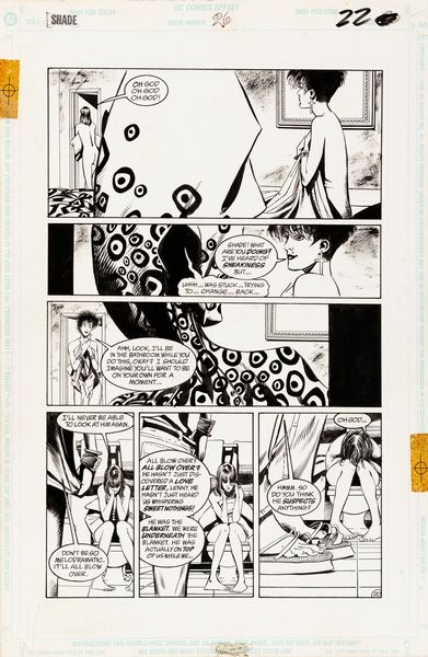 Chris Bachalo : Shade: the Changing Man  - Asta Fumetti: i Maestri dell'Erotismo - Associazione Nazionale - Case d'Asta italiane