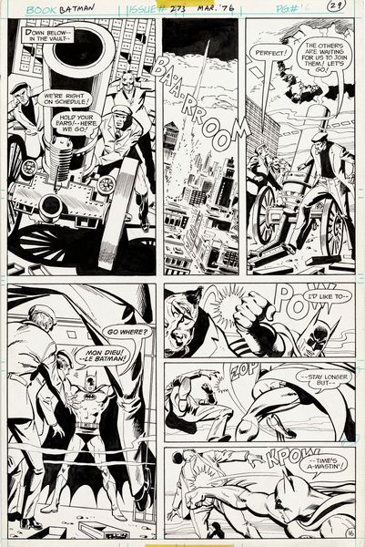 Ernie Chan : Batman - The Bank-Shot That Baffled Batman  - Asta Fumetti: i Maestri dell'Erotismo - Associazione Nazionale - Case d'Asta italiane