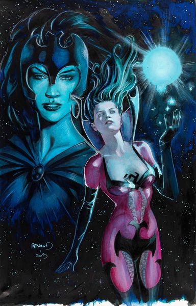 Paul Renaud : X-Men: Polaris  - Asta Fumetti: i Maestri dell'Erotismo - Associazione Nazionale - Case d'Asta italiane