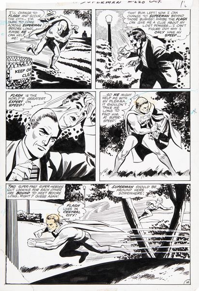 Curt Swan : Superman - Who Stole My Super-Powers?  - Asta Fumetti: i Maestri dell'Erotismo - Associazione Nazionale - Case d'Asta italiane