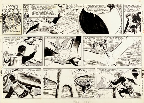 Paul Norris : Brick Bradford  - Asta Fumetti: i Maestri dell'Erotismo - Associazione Nazionale - Case d'Asta italiane