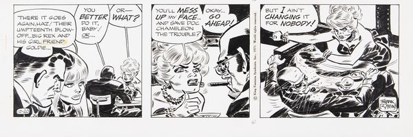 Frank Robbins : Johnny Hazard  - Asta Fumetti: i Maestri dell'Erotismo - Associazione Nazionale - Case d'Asta italiane