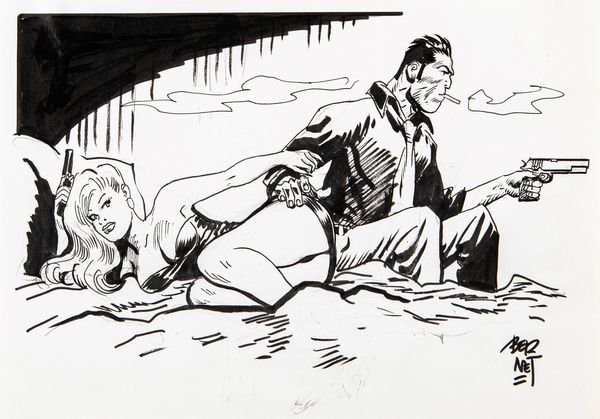 Jordi Bernet : Torpedo e Susie  - Asta Fumetti: i Maestri dell'Erotismo - Associazione Nazionale - Case d'Asta italiane