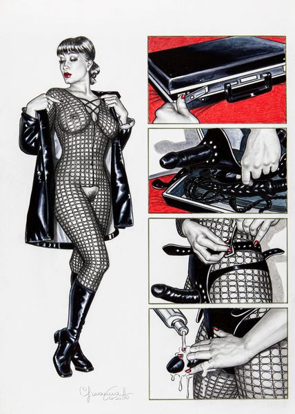 Giovanna Casotto : Surprise  - Asta Fumetti: i Maestri dell'Erotismo - Associazione Nazionale - Case d'Asta italiane