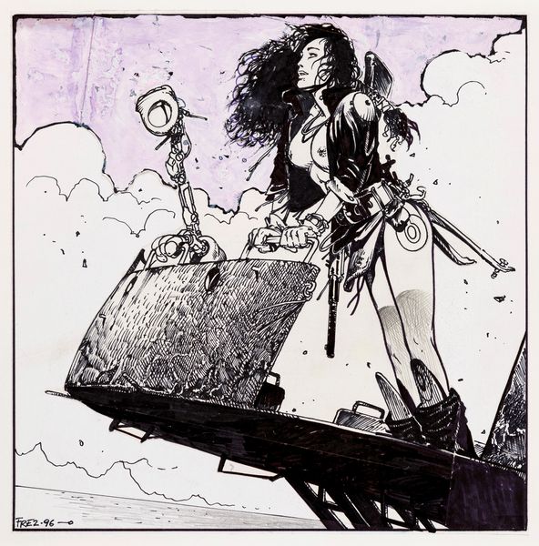 Massimiliano Frezzato : Heavy Metal Calendar 1998  - Asta Fumetti: i Maestri dell'Erotismo - Associazione Nazionale - Case d'Asta italiane