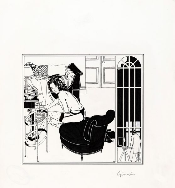 Vittorio Giardino : La Finestra di Notte  - Asta Fumetti: i Maestri dell'Erotismo - Associazione Nazionale - Case d'Asta italiane