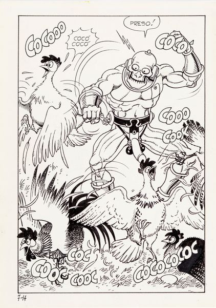 Magnus (Roberto Raviola) : Necron - La balena d'acciaio  - Asta Fumetti: i Maestri dell'Erotismo - Associazione Nazionale - Case d'Asta italiane