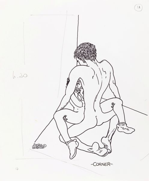 Andrea Pazienza : Pazeroticus - Corner  - Asta Fumetti: i Maestri dell'Erotismo - Associazione Nazionale - Case d'Asta italiane