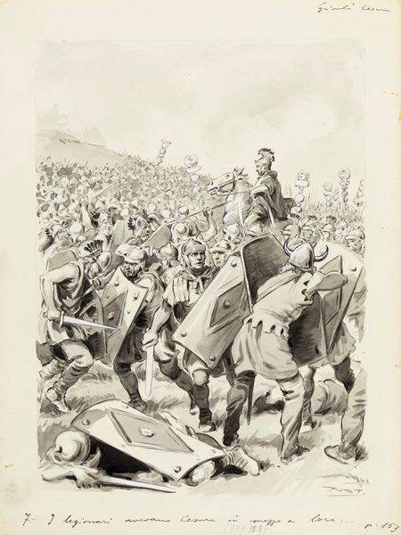 Domenico Natoli : Il romanzo di Giulio Cesare  - Asta Fumetti: i Maestri dell'Erotismo - Associazione Nazionale - Case d'Asta italiane