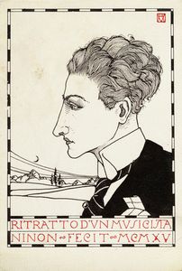 Vittorio Accornero - Ritratto d'un musicista (autoritratto)
