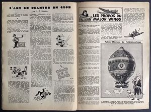 Hergé (Georges Prosper Remi) : Les propos du Major Wings  - Asta Fumetti: i Maestri dell'Erotismo - Associazione Nazionale - Case d'Asta italiane