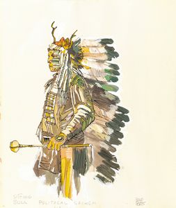 Hugo Pratt - Sitting Bull