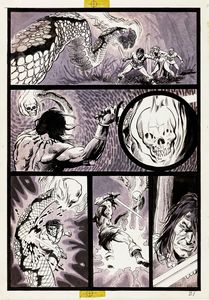 Vicente Alcázar - Kull and the Barbarians - The Omen in the Skull