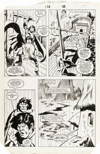 John Buscema - Conan the Barbarian - Argos Rain
