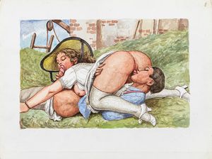 A.N.I. (autore non identificato) - Nel fienile