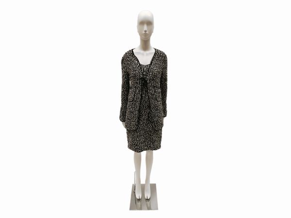 Chanel, Completo in maglia boucl� sale e pepe  - Asta Vintagemania - Associazione Nazionale - Case d'Asta italiane