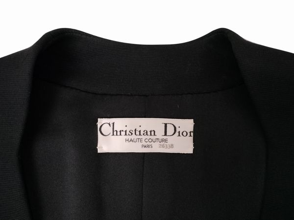 Christian Dior Haute Couture, Compos� in lana e seta  - Asta Vintagemania - Associazione Nazionale - Case d'Asta italiane