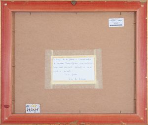 TANCREDI PARMEGGIANI : Autoritratto su Poesia della Terra  - Asta Asta di arte moderna e contemporanea - Associazione Nazionale - Case d'Asta italiane