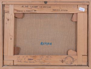SAVERIO RAMPIN : senza titolo  - Asta Asta di arte moderna e contemporanea - Associazione Nazionale - Case d'Asta italiane