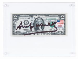 ANDY  WARHOL - 2 dollars (Thomas Jefferson)
