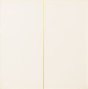 SANDRO DE ALEXANDRIS - Verticale: doppio giallo - Rilievo bianco + giallo