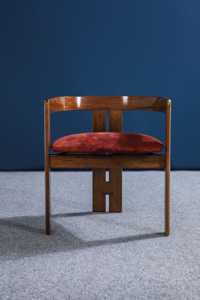 TOBIA SCARPA : Sei sedie mod. Pigreco  - Asta Made in Gavina - Associazione Nazionale - Case d'Asta italiane