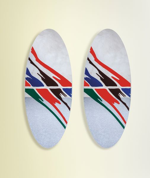 Dino  Gavina : Due pannelli mod. Baltimora  - Asta Made in Gavina - Associazione Nazionale - Case d'Asta italiane